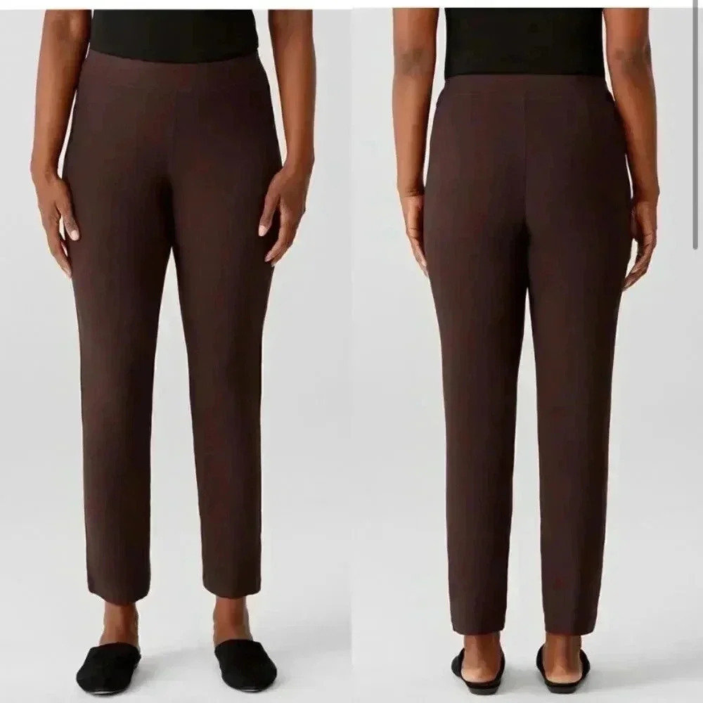 NWT Eileen Fisher System Stretch Crepe Slim Ankle Pant size 3X